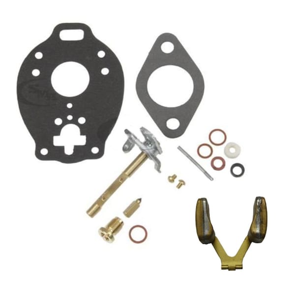 Aic Replacement Parts CARBURETOR KIT & FLOAT Fits Massey Ferguson TE20 TO20 TO30 TRACTORS KT-FSC30-0072 - main